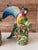 Vintage Sculptural Andrea by Sadek Hand-Painted Tropical Parrot Figurines – Pair For Sale In Naples, FL - Image 6 of 12