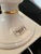 Pair of ceramic lamps by Tommaso Barbi from the 1970s, ivory and gold ceramic with the designer's signature. Able to fit...