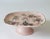 Italian Vintage Light Pink Italian Cake Stand With Wine Making Motif For Sale - Image 3 of 9