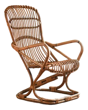 Vintage Rattan Armchair, 1970s