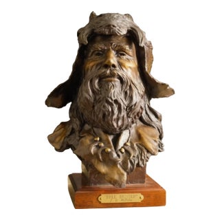 Jerry D. McKellar “Free Hunter” Bronze Bust – Limited Edition Artist Proof 20/20 For Sale