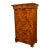 Antique French Louis Philippe Burr Walnut Secrétaire À Abattant Desk Chest 1840 For Sale