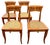 Early Biedermeier Dining Chairs in Fruit Wood, Germany, 1850s, Set of 4 For Sale