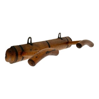 French Antique Hat/Coat Rack Wall Mounted For Sale