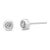 Shine like a diamond by wearing these elegant stud earrings. Fashioned in a contemporary bezel frame, these earrings are...