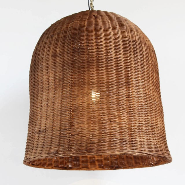 Contemporary Coffee Stain Bell Lantern Extra Large For Sale - Image 3 of 4