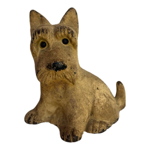 1940s Cast Iron Beige Scottie Dog