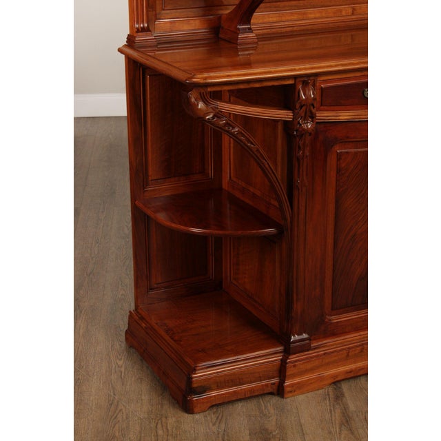 Louis Majorelle Art Nouveau Carved Mahogany 'Chicoree' Buffet For Sale - Image 10 of 12