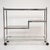 Italian Modern Drinks Cart or Bar Trolley of Chrome and Brass For Sale - Image 14 of 15