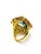 Late 20th Century Bochic “Capri” Vintage Multi Fancy Sapphire and Blue Topaz Cocktail Ring — 18K G For Sale - Image 5 of 8