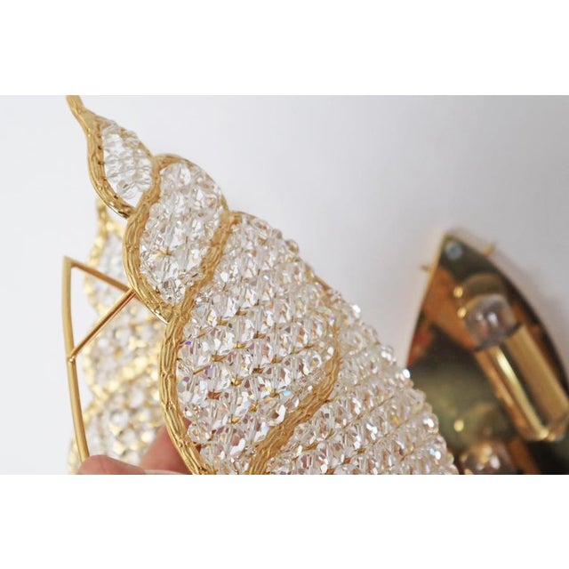Golden Jewel Water Snail Wall Lights, 1960s, Set of 2 For Sale - Image 17 of 18