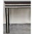 Art Deco Style Black & White Resin Inlay Console Table W Concentric & Glass Top For Sale - Image 11 of 11