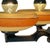 Gold Art Deco Frosted Glass, Bakelite and Chromed Metal 4-Light Chandelier, Former Czechoslovakia, 1930s For Sale - Image 8 of 11
