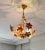 Glass Vintage Chandelier Murano Brown Glass For Sale - Image 7 of 14