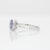 Blue 1.9Ct Tanzanite Ring With Natural Diamonds Accents: Solid 14k Gold, Size 6.75 For Sale - Image 8 of 8