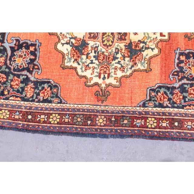 Late 19th Century Fine Antique Persian Farahan Sarouk Rug 2'3'' X 2'11'' For Sale In New York - Image 6 of 10