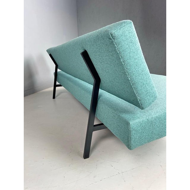 Black Dutch Minimalist Daybed BR03 attributed to Martin Visser for Spectrum 1960s For Sale - Image 8 of 10
