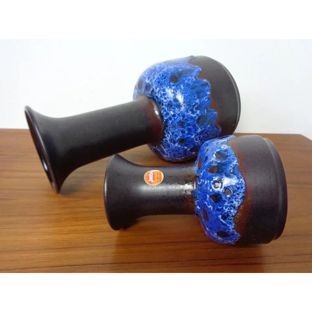 Pop Art Ceramic Vases from Jasba, 1970s, Set of 2 For Sale - Image 9 of 13