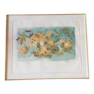 "Tisha B'Av" Orignal Painting by Chaim Gross For Sale