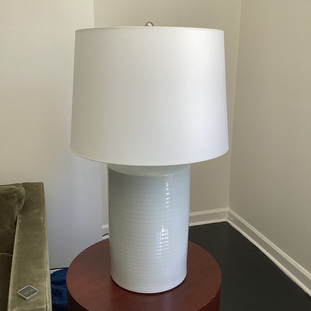 Ralph Lauren Home Large Classic Cylinder Lamp For Sale In Atlanta - Image 6 of 7