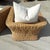 Wood Pair of Michael Taylor Style Oversized Woven Rattan Lounge/Cube Chairs For Sale - Image 7 of 12