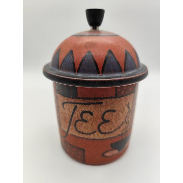 Vintage Candy Storage Jars from KMK Keramik Manufaktur Kupfermühle, 1955, Set of 4 For Sale - Image 6 of 18