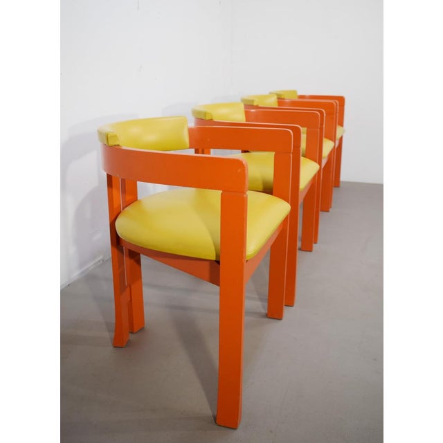 Chairs in the style of Pi Greco, Italy, 1960s, Set of 4 For Sale - Image 16 of 18