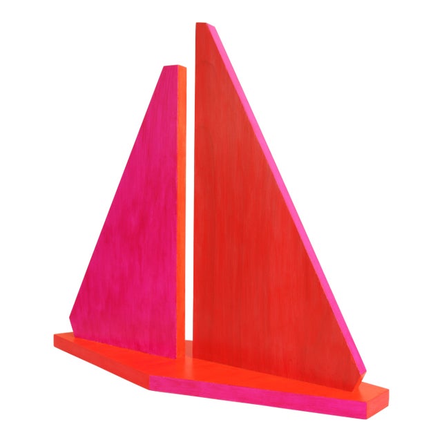 Contemporary Abstract Sailboat Sculpture For Sale