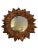 1990s 1990 Ben and Lael Copper Sunflower Mirror For Sale - Image 5 of 5