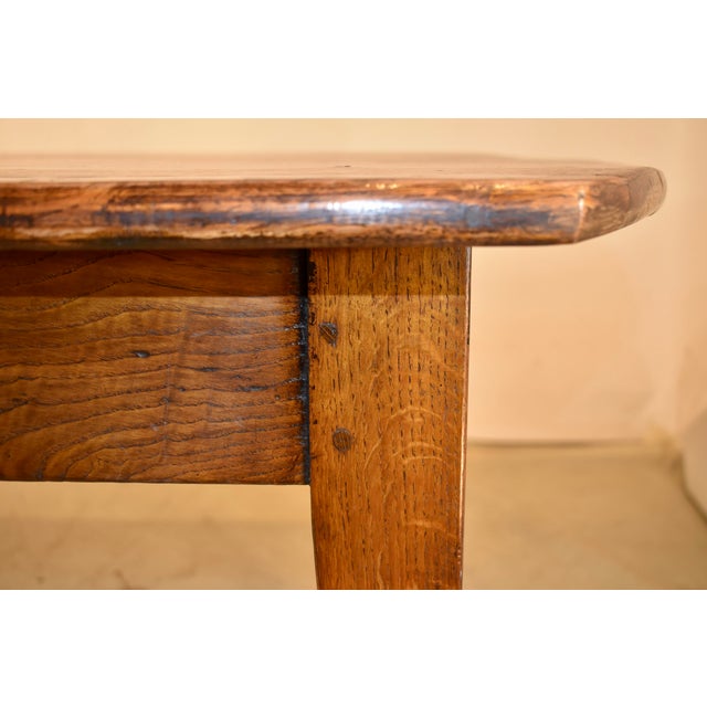 Circa 1800 French Chestnut Farm Table For Sale - Image 9 of 9
