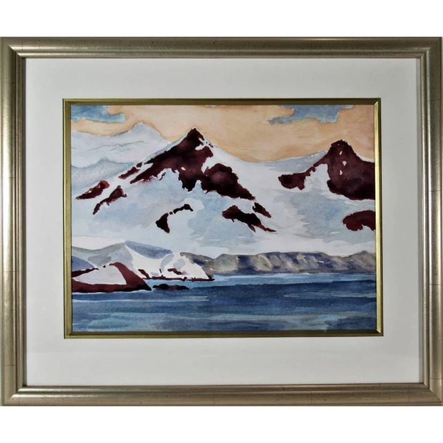 Impressionist Bart Perry, Winter Landscape, Circa 1950 For Sale - Image 3 of 3