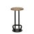 The Hook Counter Stool in Matte Black effortlessly blends industrial design with natural elegance. Crafted from industrial...