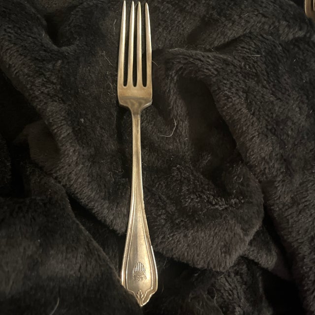 Vintage u.s. Coast Guard Silver-Plated Flatware Piece Made by International Silver Co. - 3 pcs For Sale - Image 4 of 9