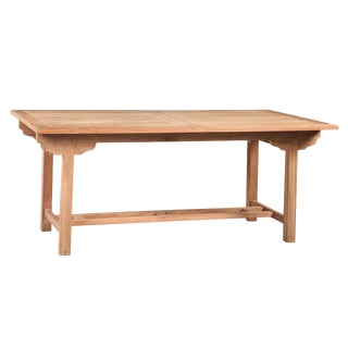 Outdoor Teak Wood Dining Table For Sale