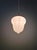 Art Deco Pendant Light in Pressed Molded Milk Glass, 1920s For Sale - Image 4 of 11