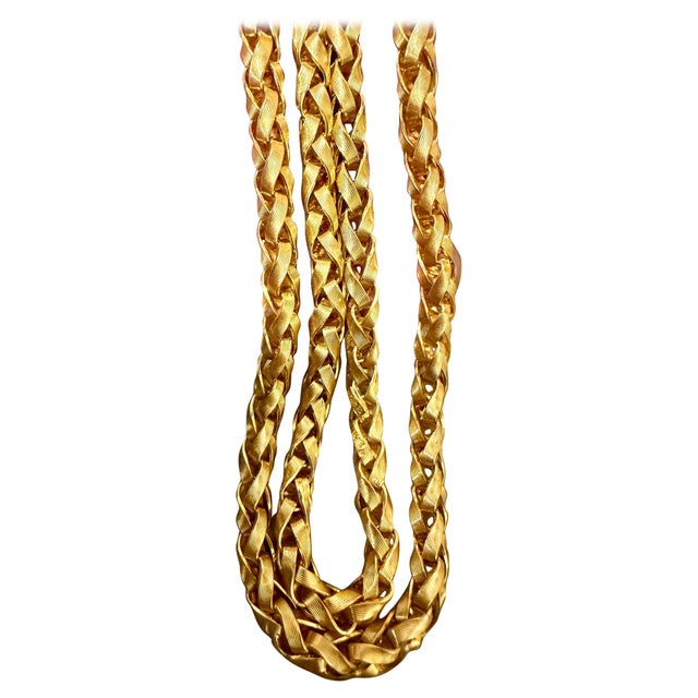 18 Karat Yellow Gold 84.7 Gm Chain, 5 Mm Wide Necklace, 28 " Long For Sale In New York - Image 6 of 8