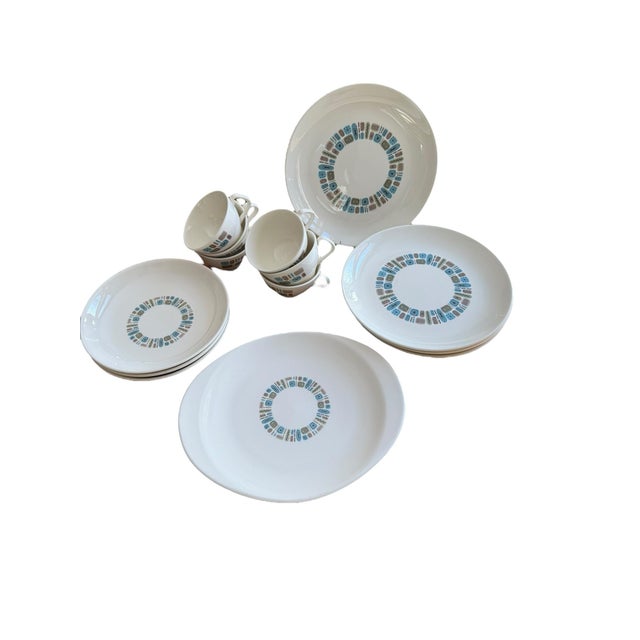 Mid-Century Modern Atomic Canonsburg Temporama Soup Bowls - Set of 3 For Sale - Image 12 of 12