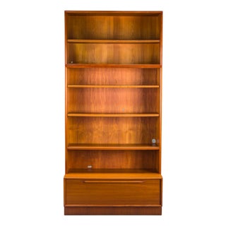 Large Vintage Bookcase in Teak by Heinrich Riestenpatt, 1960s For Sale