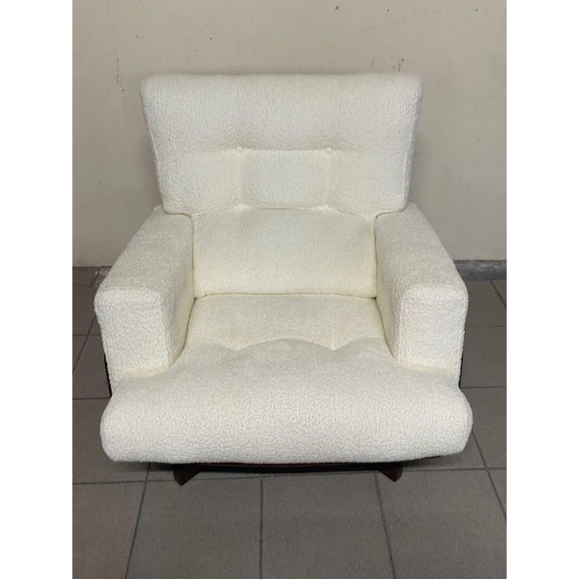 Model 401 Armchair with Footrest by Menilio Taro for Cinova, 1964 For Sale - Image 13 of 18