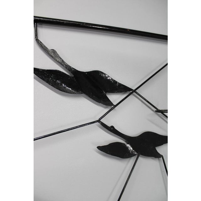 Mid-Century Black Metal Room Divider for Planters, 1970s For Sale - Image 11 of 16