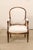 19th C. French Pair Upholstered Fauteuils For Sale - Image 4 of 12