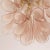 Gold Ceiling with Murano Glass Sellas Pink and White Saddles, Italy, 1990s For Sale - Image 8 of 12