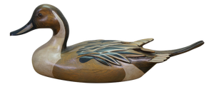 1980s Bob Hayden Windy Creek Hand Carved & Painted Wood Pintail Drake Duck Decoy 21"