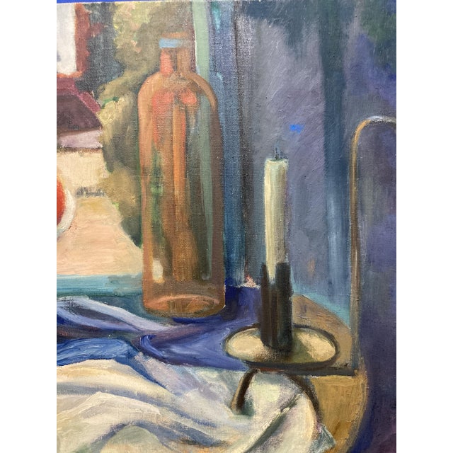 Leray, Before the Window, 1960s, Oil on Canvas For Sale - Image 12 of 17