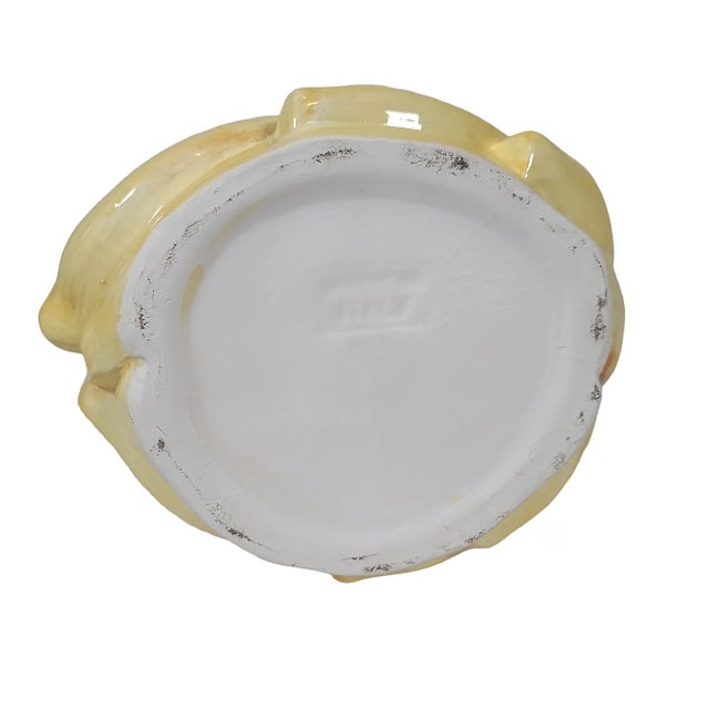 1970's Hand Painted Italian Monkey and Banana Cookie Jar For Sale - Image 11 of 12