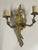 Metal Vintage Gilt Bronze Rococò Style Three-Arm Wall Sconces— Set of Eight For Sale - Image 7 of 8