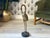 Mid-Century Modern Vintage Mid-Century Modern Hollywood Regency Bronze Brass and Marble Crane Bird Figure Statue Sculpture For Sale - Image 3 of 10