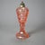 Glass Antique Pink Coinspot Pressed Glass Oil Lamp Circa 1840 For Sale - Image 7 of 10