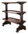 English 19th Century Mahogany Etagere on Casters For Sale