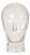 Vintage Militaria Glass Shop Display Head, 1960s For Sale